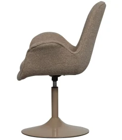 Marten Eetkamerstoelen - Polyester - Zand - Set van 6