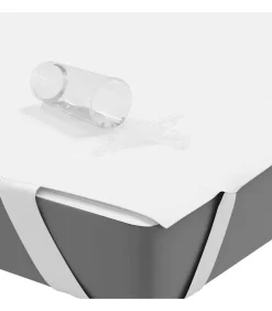 Matrasbeschermer waterdicht 120x200 cm wit