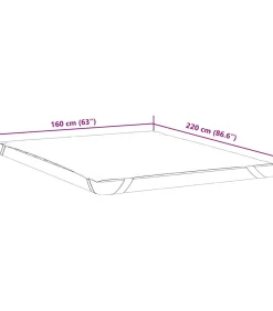 Matrasbeschermer waterdicht 160x220 cm wit