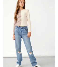 Meisjesjeans Bizza Straight Diss