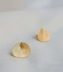 Middelgrote gouden oorbellen Taglio