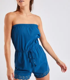 Middernachtblauwe playsuit Purdey Huawei
