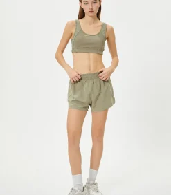 Mini Hardloopshort Hoog en Biye Detail