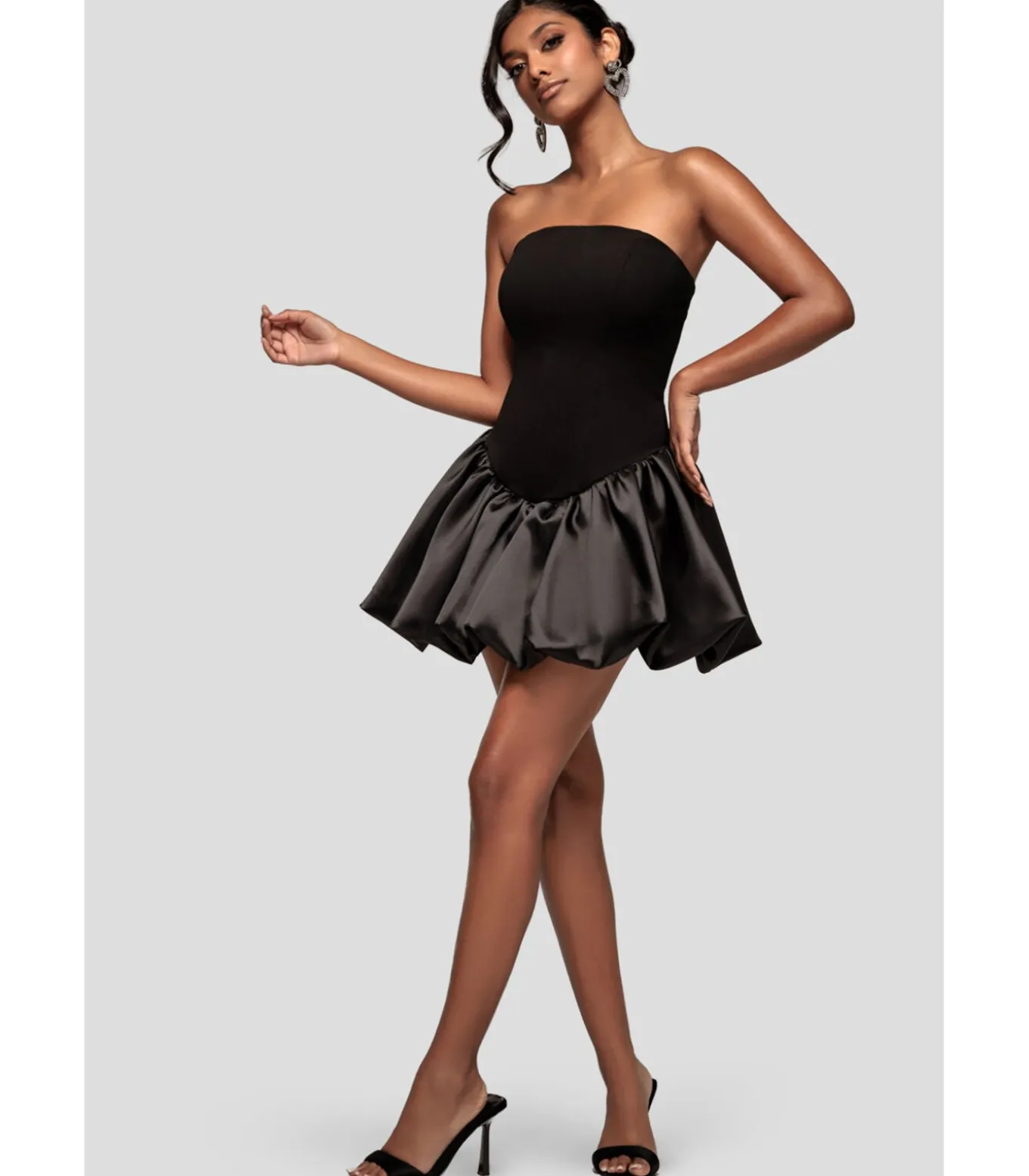 Mini-jurk “Corset Boobtube Babydoll Mini Dress”