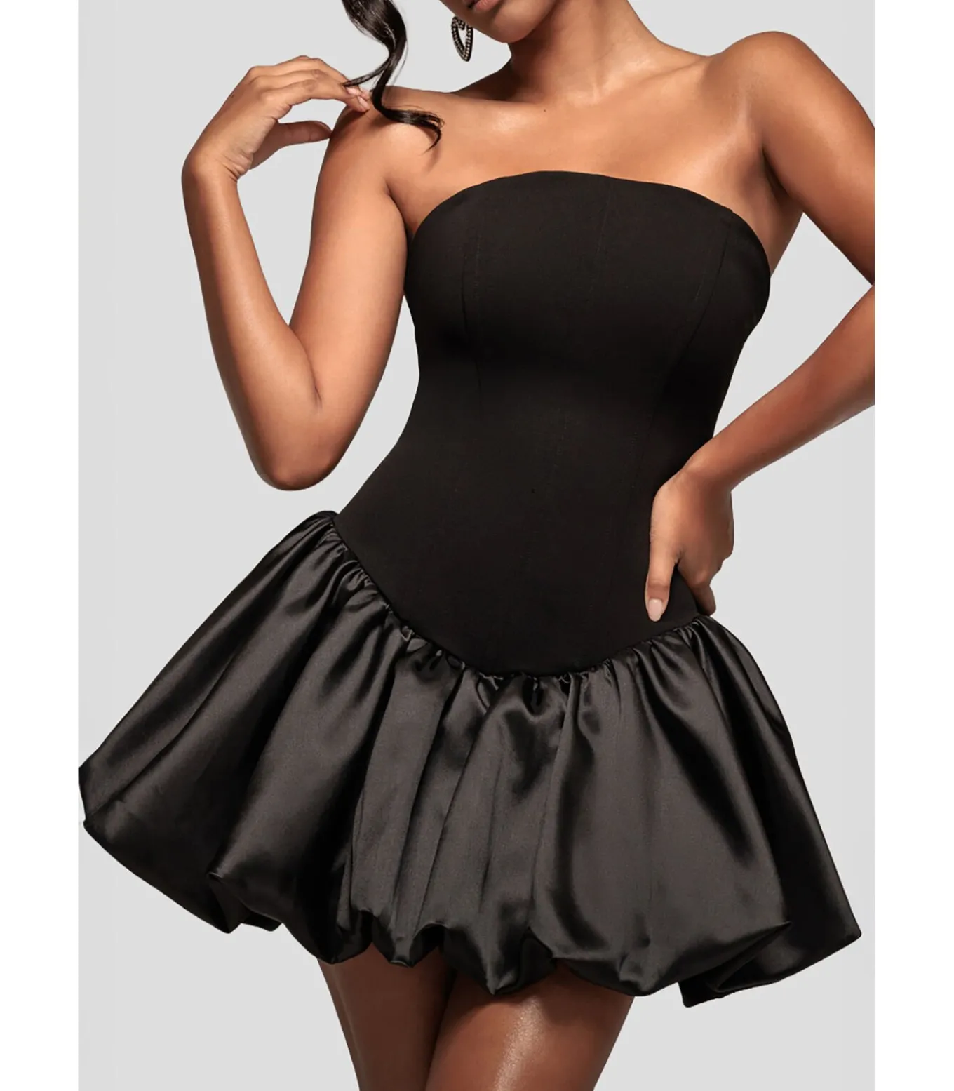 Mini-jurk “Corset Boobtube Babydoll Mini Dress”