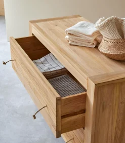 Minimalys - Massief teakhouten ladekast