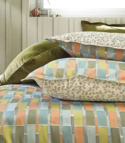 MIX AND MATCH Celadon - Laken Satijn katoen