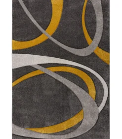 Modern platgeweven tapijt RING