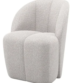 Mojo Draaifauteuil - Bouclé - Ecru Melange - 75x68x77