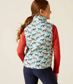 Mouwloos donsjack voor meisjes Bella