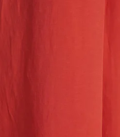 Mouwloos rood broekpak