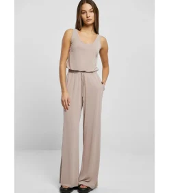 Mouwloze jumpsuit modal grote maten vrouwen