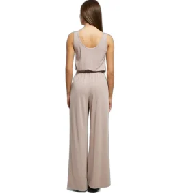 Mouwloze jumpsuit modal grote maten vrouwen