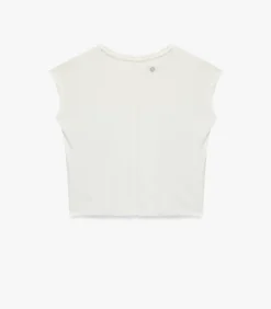 Mouwloze T-shirt Ronde Hals Modal