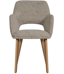Murat Eetkamerstoelen Houten Naturel Poot - Naturel - Set van 6