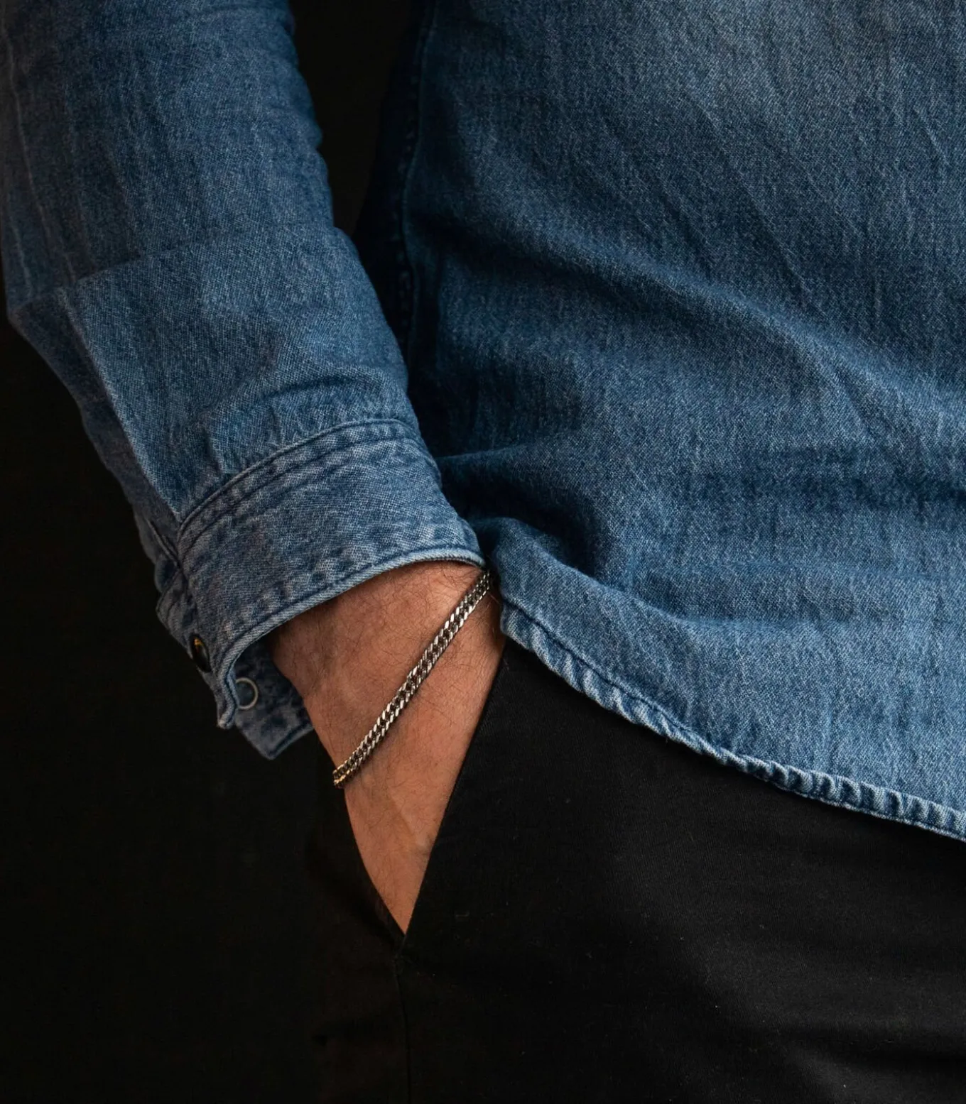 My Chains Armband Zilver JUMB01330JWSTS