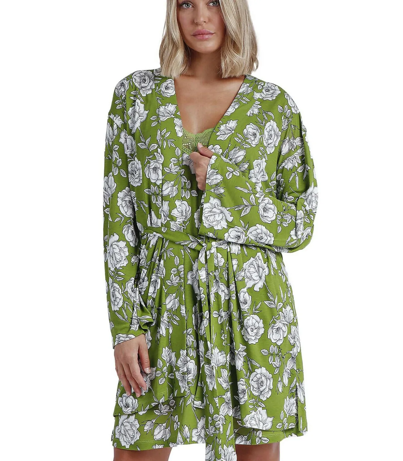 Navy Flowers negligé