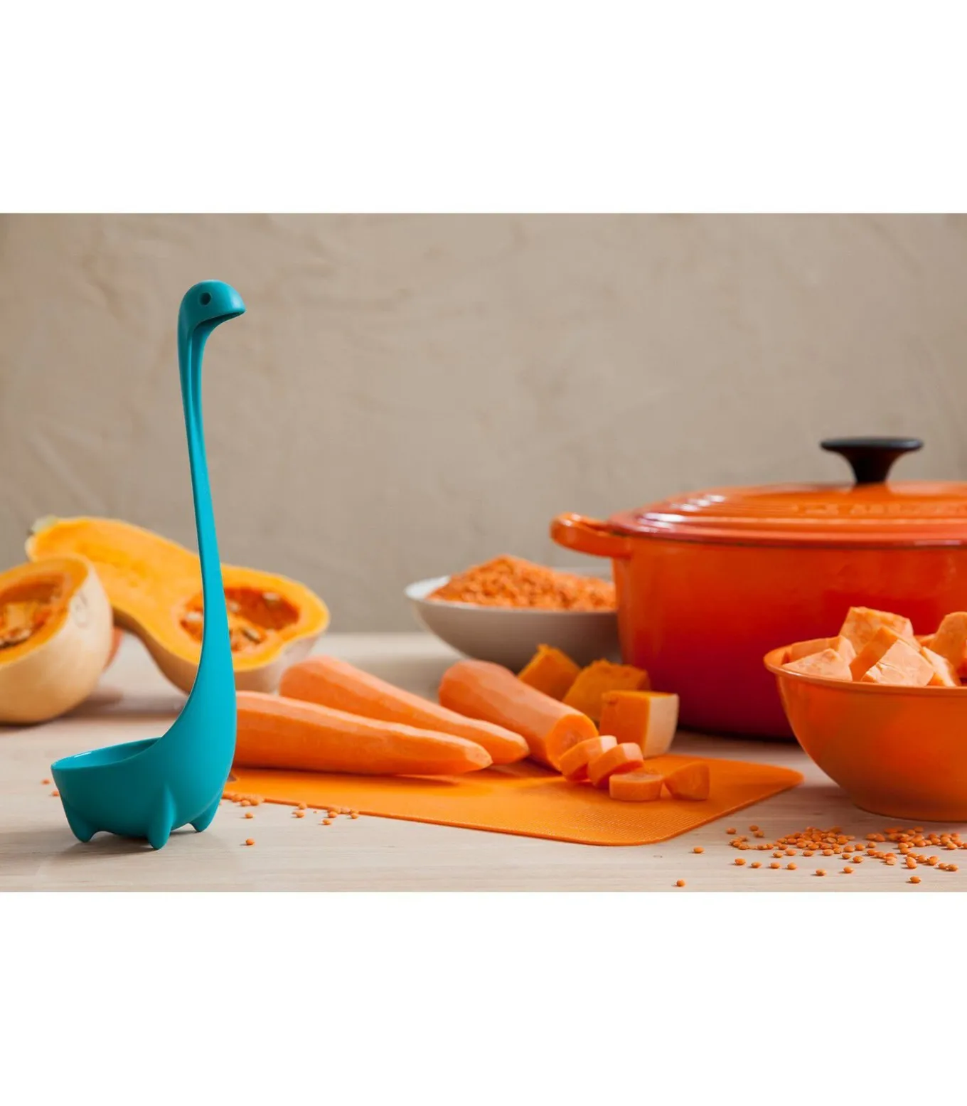 Nessie - soeplepel - turquoise