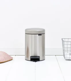 NewIcon Prullenbak - 3 l - Matt Steel Fingerprint Proof