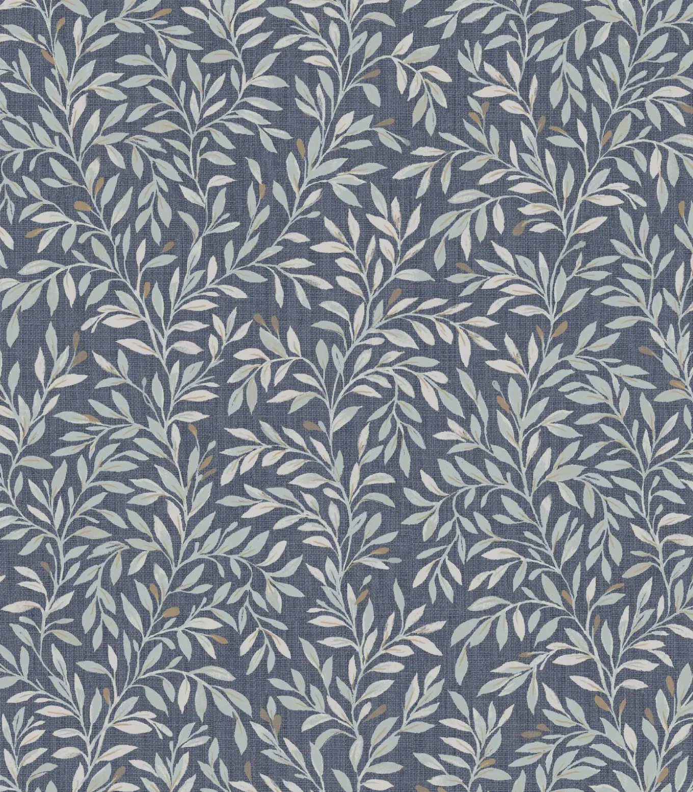 Next - Vliesbehang - Ditsy Leaf Navy - 1000x52