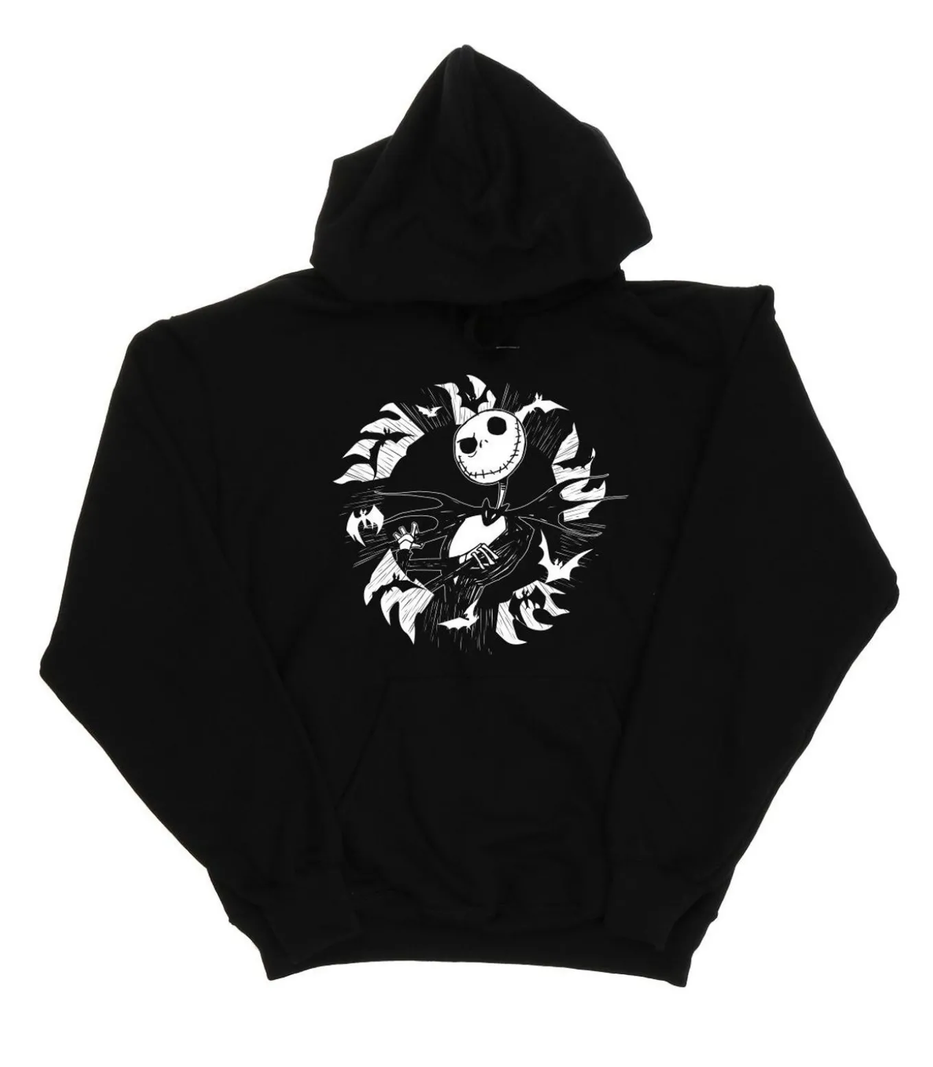 NIGHTMARE BEFORE CHRISTMAS - Trui met kap - Zwart