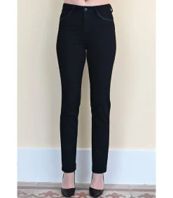 NOAH Slim fit jeans in intens zwart rock