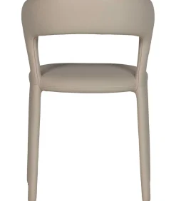 Noble Eetkamerstoelen - Leerlook - Beige - Set van 2
