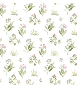 Noordwand Behang Blooming Garden 6 Flowers and Plants wit en groen