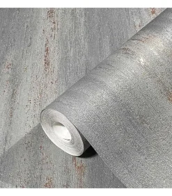 Noordwand Behang Topchic Stripes Effect metallic grijs