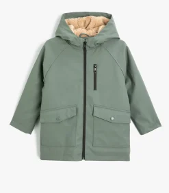 Normaal Sherpa gevoerde capuchon Trenchcoat