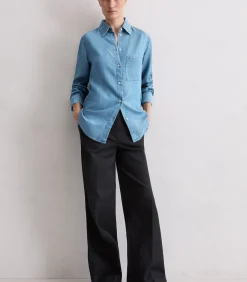 Normale spijkerblouse