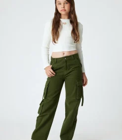 Normale taille Brede pijpen Jeansbroek