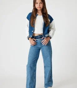 Normale taille Brede pijpen Jeansbroek