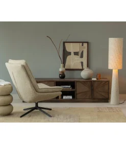 Noven Handgeweven Vloerkleed - Wol - Zand - 170x240 cm