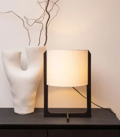 Obidos - Tafellamp - Zwart