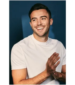 Obra T-Shirt Hoge rond Hals Wit 6-Pack