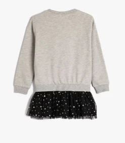 Onder knielengte Sweat jurk Jurk