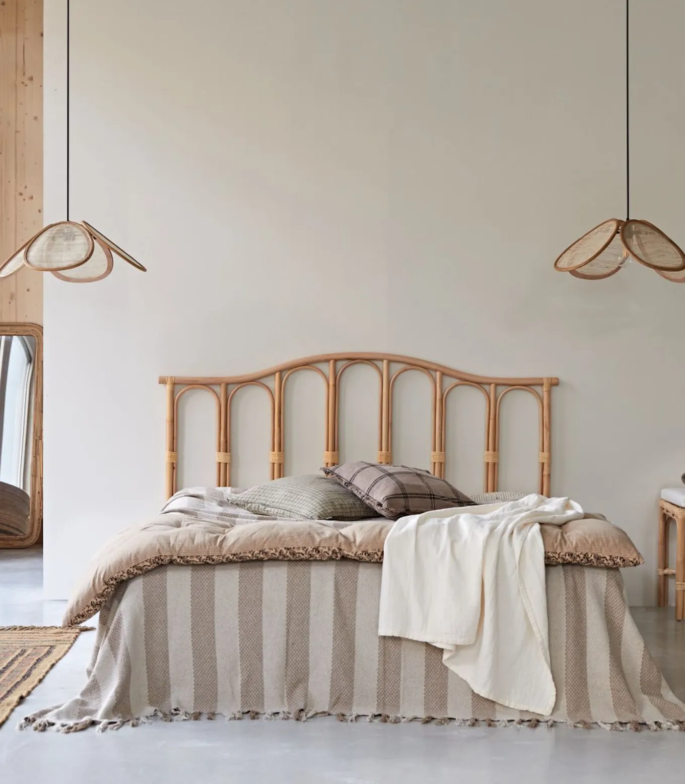 Ondine - Rotan hoofdbord 160 cm