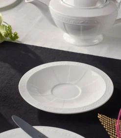 Ontbijtschotel/Soepschotel White Pearl