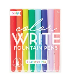 Ooly vulpennen Color Write - set van 8 kleurrijke vulpennen voor creatief schrijven