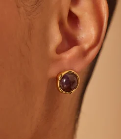 Oorbellen Staal - Goudkleurig
