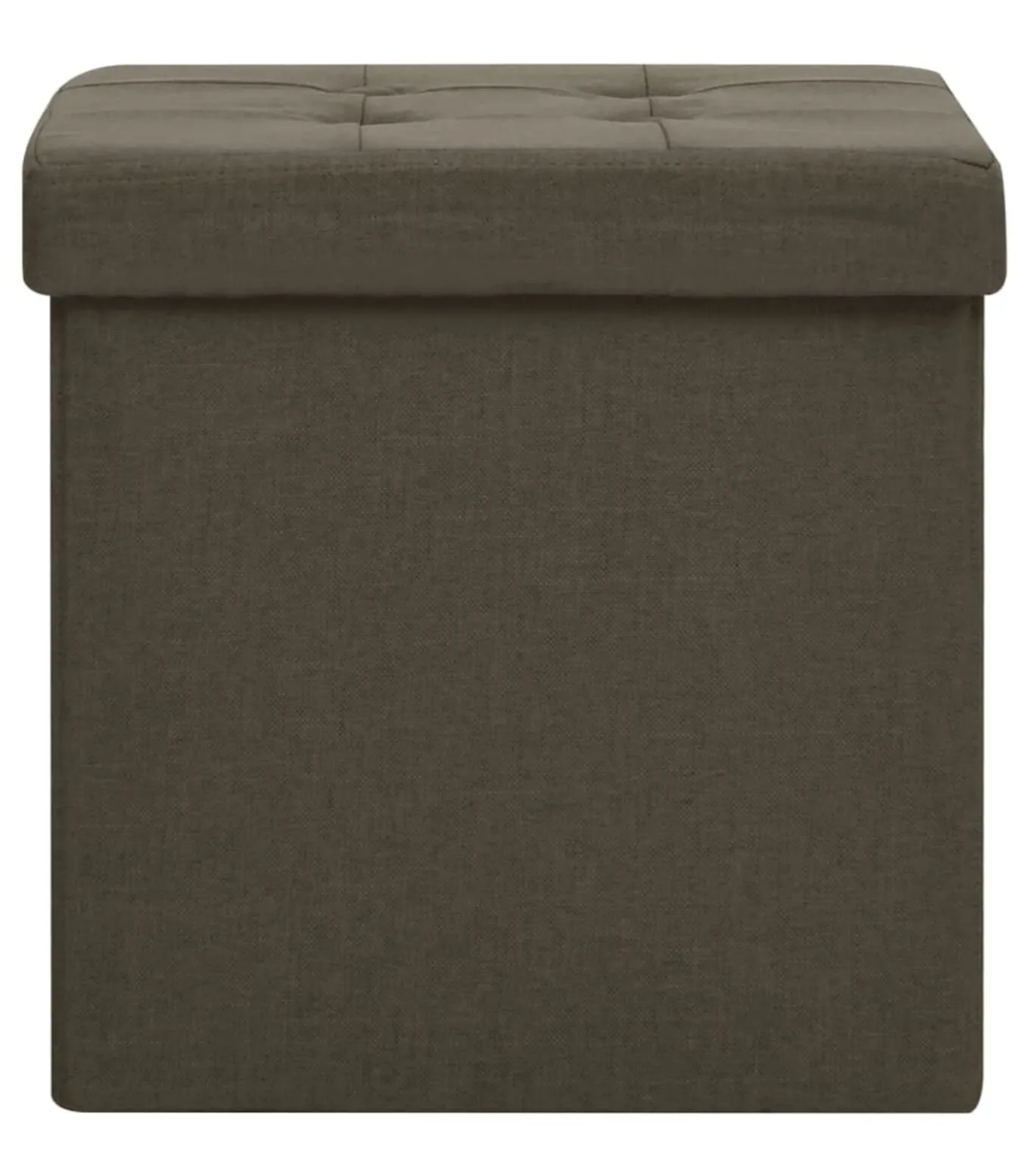 Opbergkruk inklapbaar kunstlinnen donkerbruin