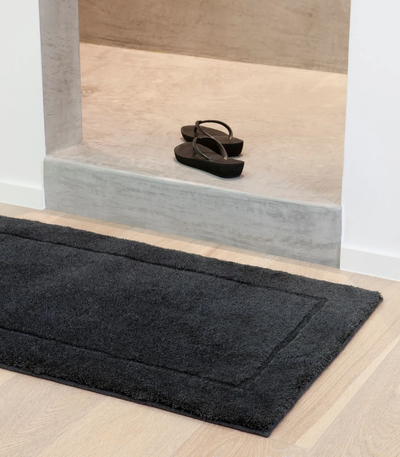 Orlando Antislip Badmat Anthracite