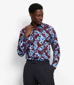 Overhemd Level 5 Designshirt Bordeaux