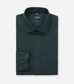 Overhemd Luxor Modern Fit Donkergroen