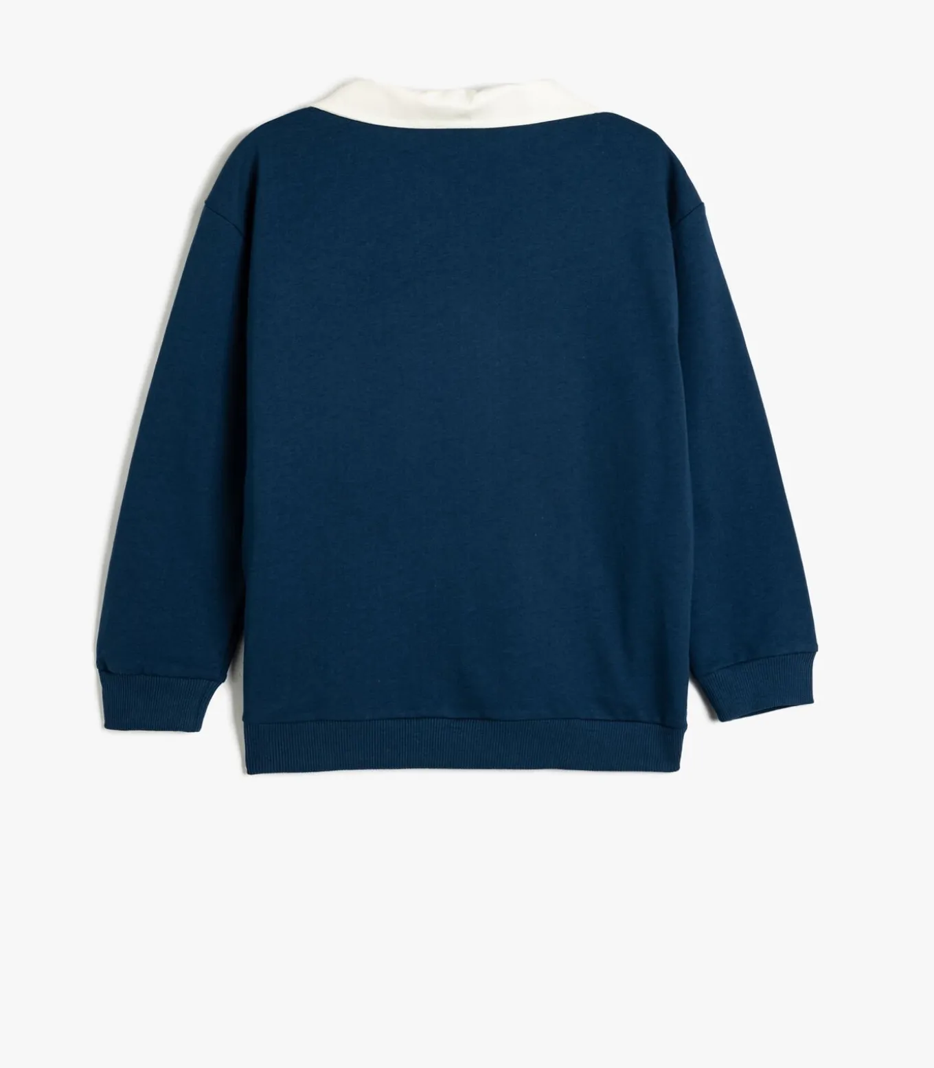Overhemdkraag Met blokken Sweatshirt