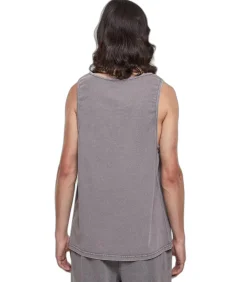 Oversized zuurgewassen tank top