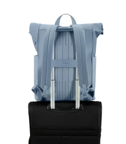 4Pack Laptop Rolltop Rugzak 15.6 inch 41 x 13,5 x 31,5 cm DUSTY BLUE