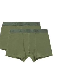 2-pak Jongens boxershorts Organic - Biologisch katoenen kinder onderbroeken - Zwart - Grijs - Donkerblauw