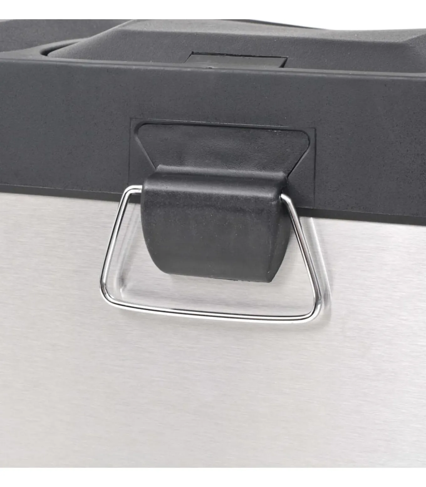 Pedaalemmer voor recycling 54 L roestvrij staal